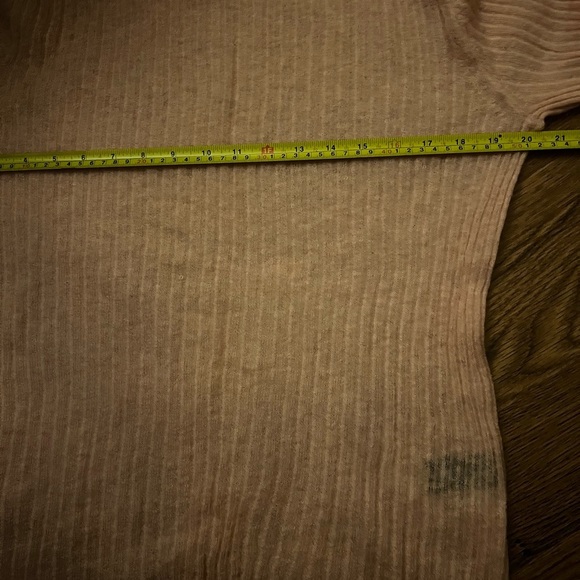 Rag & bone donna ribbed mohair angora wool long sleeve top size large - Picture 5 of 7